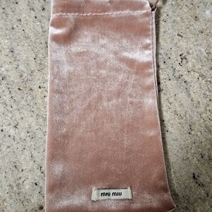 Miu Miu Blush Velvet Pouch